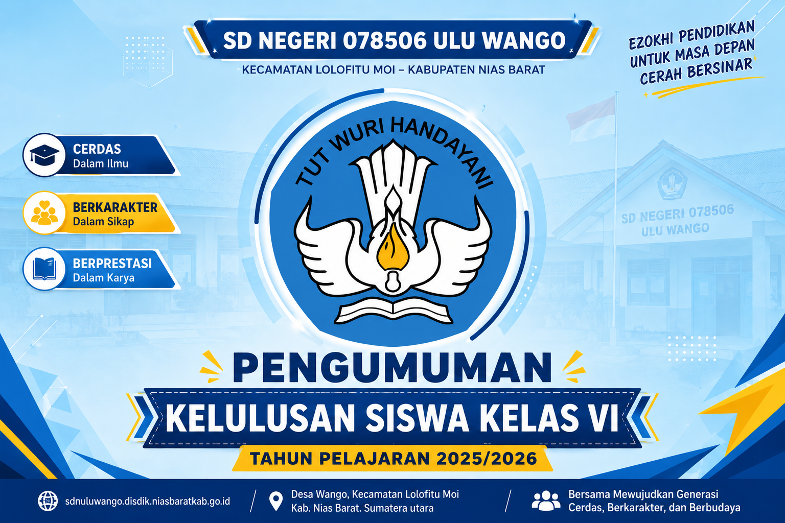 Pengumuman Kelulusan Siswa Kelas VI Tahun 2026